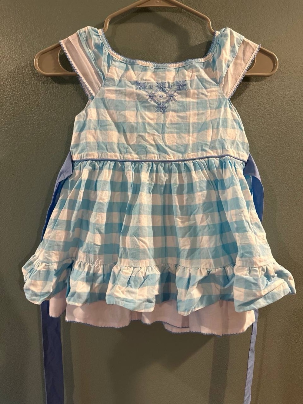 Well Dressed Wolf Summer Cheer Blue Check (Size:6) - Picture 3 of 4